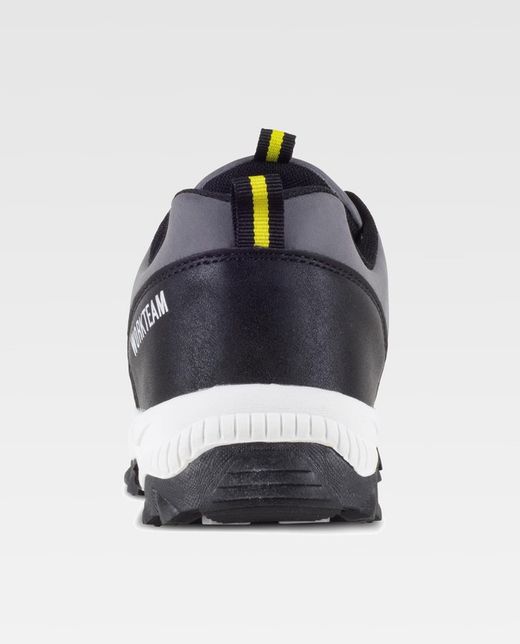 Trecking Schuh mit Schnürsenkeln PU-Oberstoffen und kombinierten Farben TPR Sohle Grau Schwarz