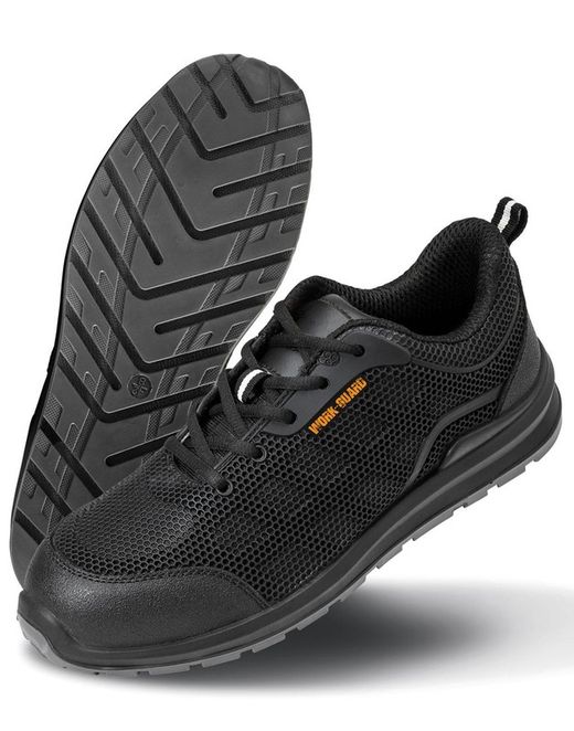 Schwarze Sicherheitsschuhe