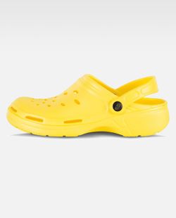 Unisex EVA Clog Ultraleicht, ergonomisch Anatomisch, mit orthopädischer Kamera, weich für die Füße Gelb