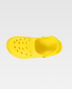 Unisex EVA Clog Ultraleicht, ergonomisch Anatomisch, mit orthopädischer Kamera, weich für die Füße Gelb