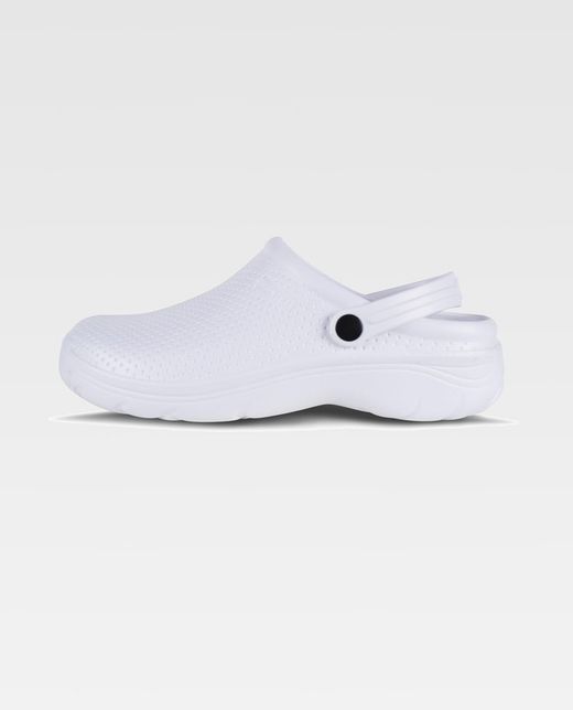 Unisexe EVA Clog Ultralight, ergonomique anatomique, avec caméra orthopédique, doux pour les pieds Blanc