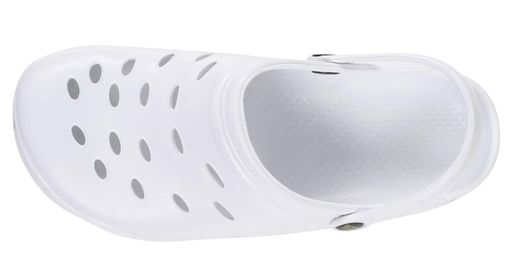Unisex EVA Clog Ultraleicht, ergonomisch Anatomisch, mit orthopädischer Kamera, weich für die Füße Weiß