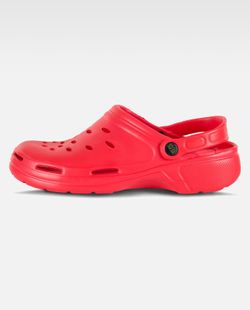 Unisex EVA Clog Ultraleicht, ergonomisch Anatomisch, mit orthopädischer Kamera, weich für die Füße Rot