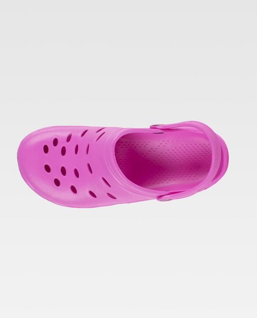Zoccolo EVA unisex ultraleggero, ergonomico anatomico, con fotocamera ortopedica, morbido per i piedi rosa fucsia