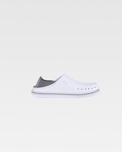 Unisex EVA Clog, ultraleicht, ergonomisch, anatomisch mit elastischem Absatz Weiß