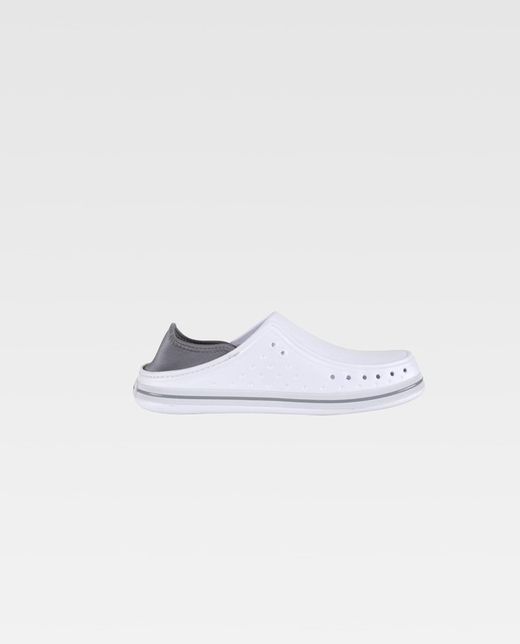 Unisex EVA Clog, ultraleicht, ergonomisch, anatomisch mit elastischem Absatz Weiß