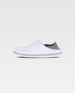 Unisex EVA Clog, ultraleicht, ergonomisch, anatomisch mit elastischem Absatz Weiß