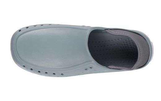 Unisex EVA Clog, ultraleicht, ergonomisch, anatomisch mit elastischem Absatz Grau