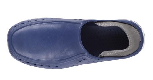 Zoccolo unisex in EVA, ultraleggero, ergonomico, anatomico con tallone elastico blu scuro